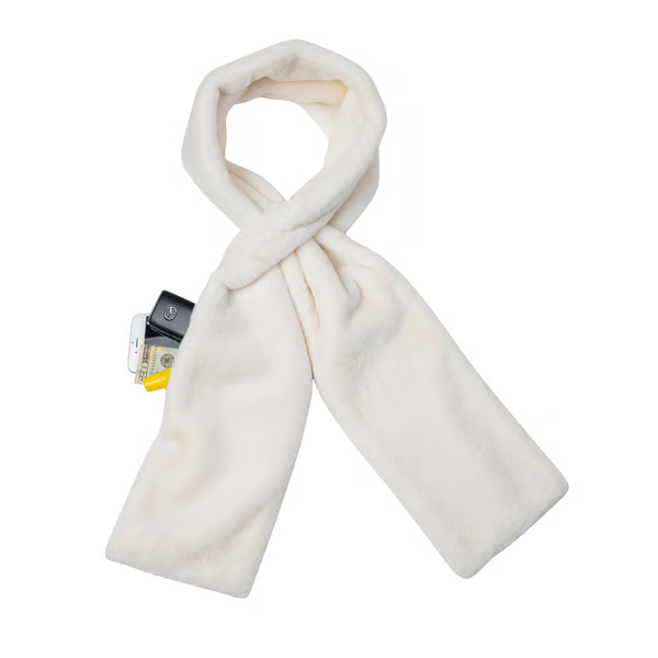 🔥 Winter Bestseller – BOGO Faux Fur Pocket Scarf