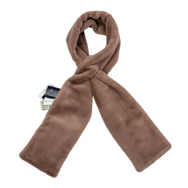 🔥 Winter Bestseller – BOGO Faux Fur Pocket Scarf